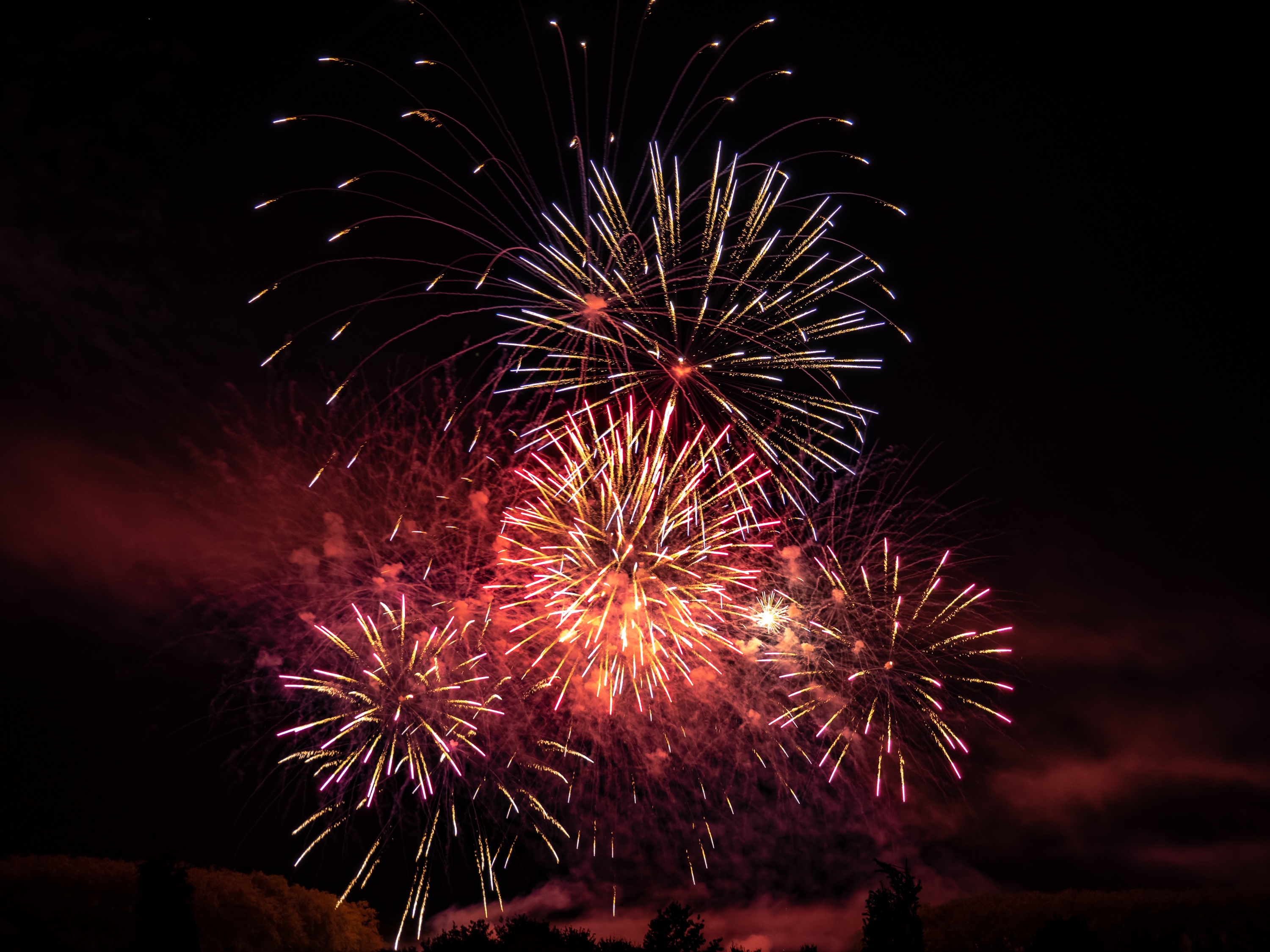 Visuel feu d'artifice